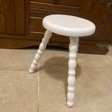 White tripod stool