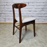 Scandinavian dining chairs, set of 4, 1970's