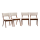 Set of 4 skoczek chairs