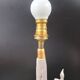 VERY RARE Biche LLADRO Spain Porcelain Table Lamp circa 1970