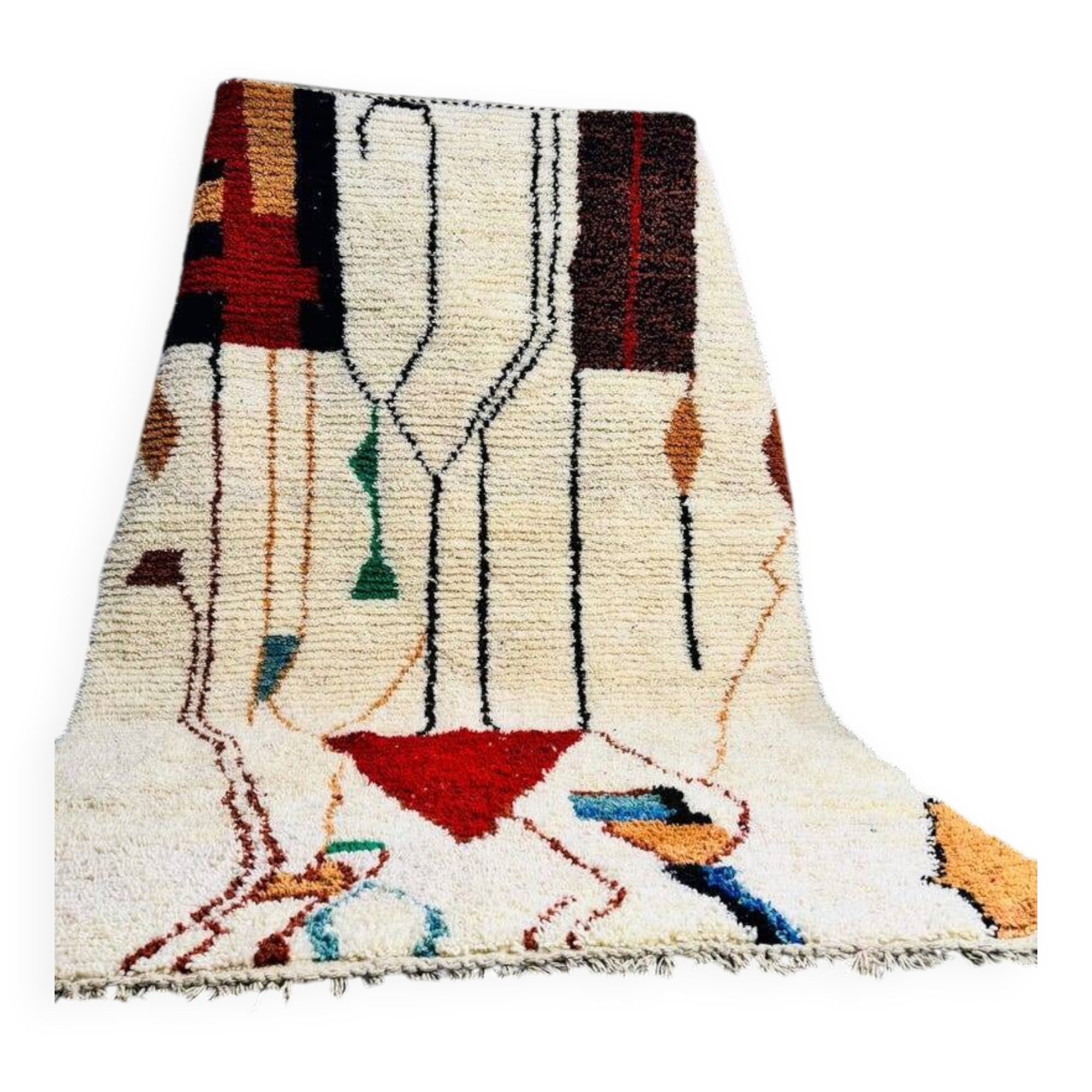 Moroccan wool rug 200/300cm