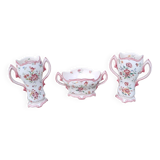 Porcelain vase and planter set