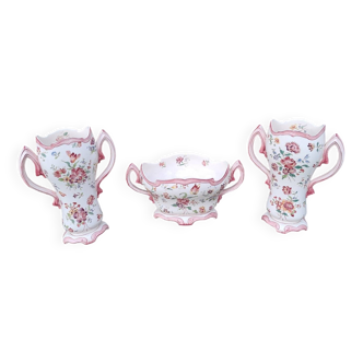 Porcelain vase and planter set
