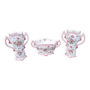 Porcelain vase and planter set