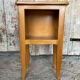 Antique Nightstand Light Wood Vintage Case