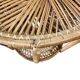 Emmanuelle Vintage Wicker Peacock Lounge Chair