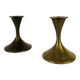 Pair of Scandinavian brass candlesticks, 1960s