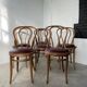 Lot of 6 Josef Kohn curved wood bistro chairs