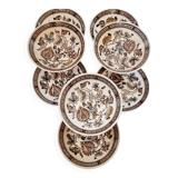 Set of 8 StaffordShire color unalterable English porcelain bowls