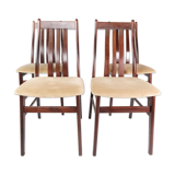Set of four dining room chairs of mahogany of Danish design by Farstrup, 1960s