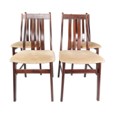Lot de 4 chaises en acajou par Farstrup, années 1960