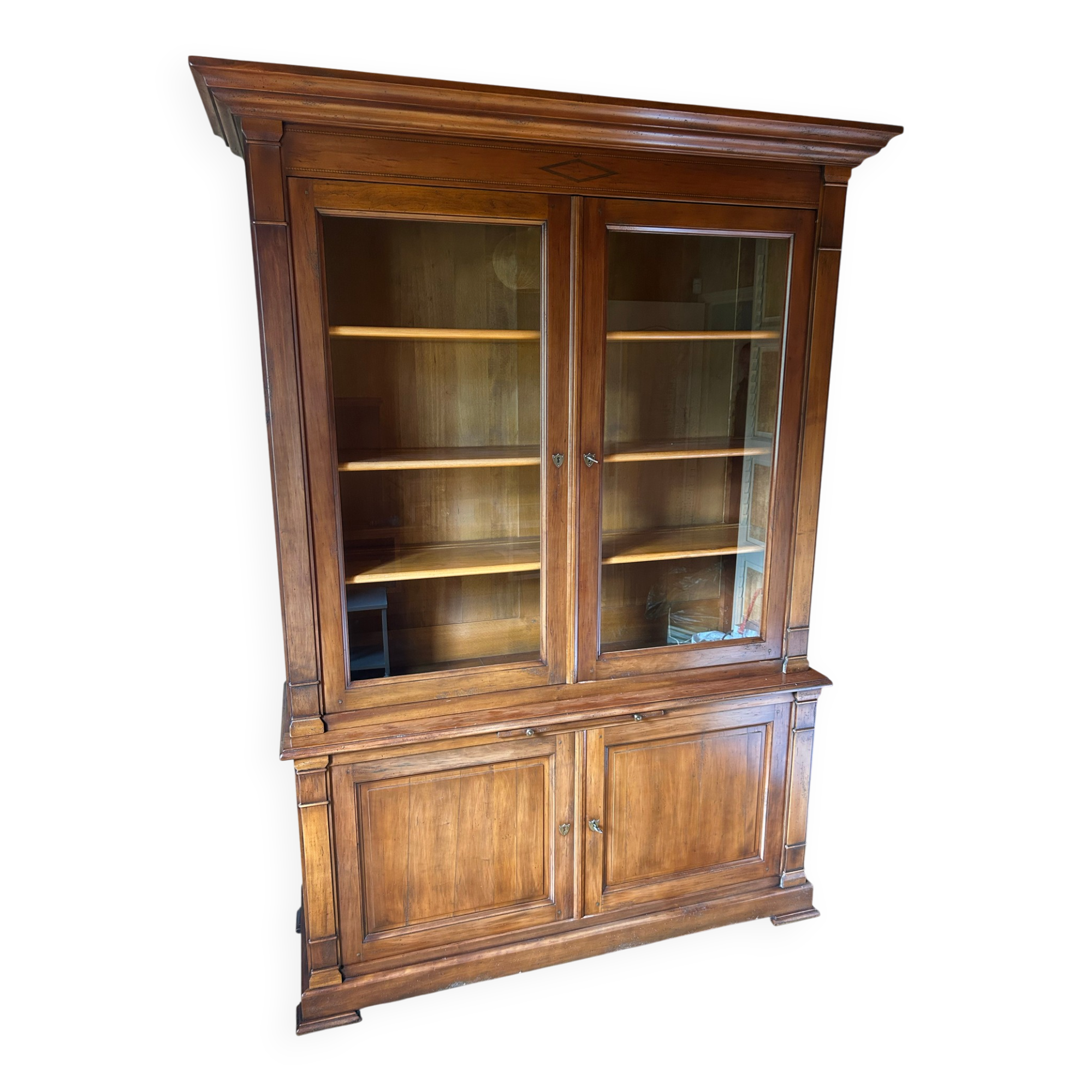 Bibliothèque en bois massif