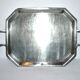 Vintage silver pewter tray "Erve art tin" 54x37cm