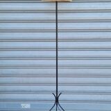 Wrought iron tripod floor lamp