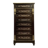 Secretary in false pretense of weekly Napoleon III era around 1850