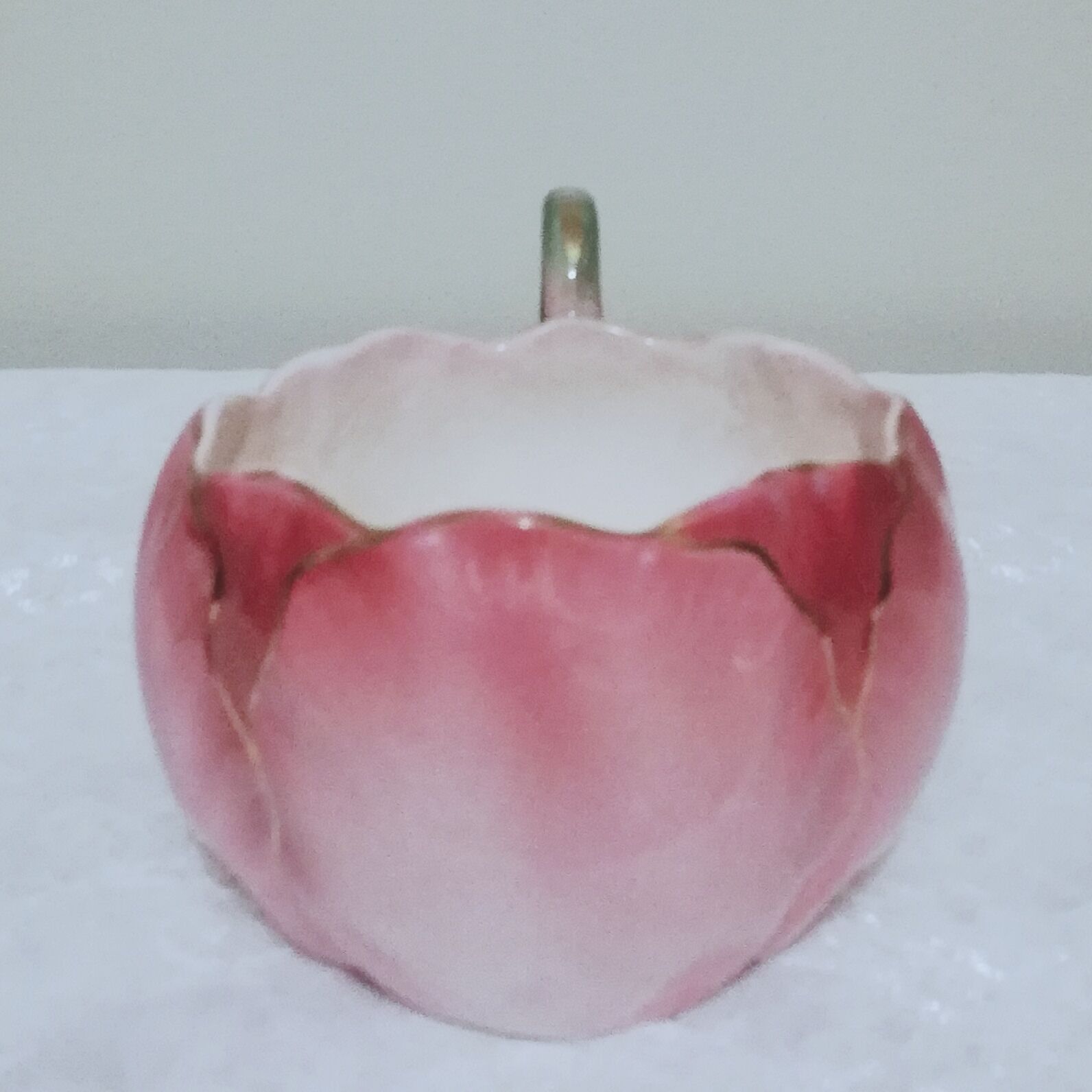 Slip cup signed Lunéville