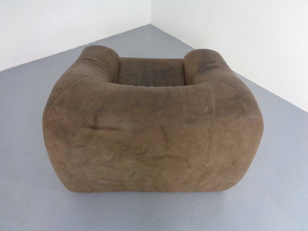 Buffalo Chair in leather by De Sede, 1970s