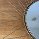 Sun mirror in gilded metal