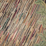 Old American Carpet Hooked handmade 149cm x 231cm 1880s, 1B511