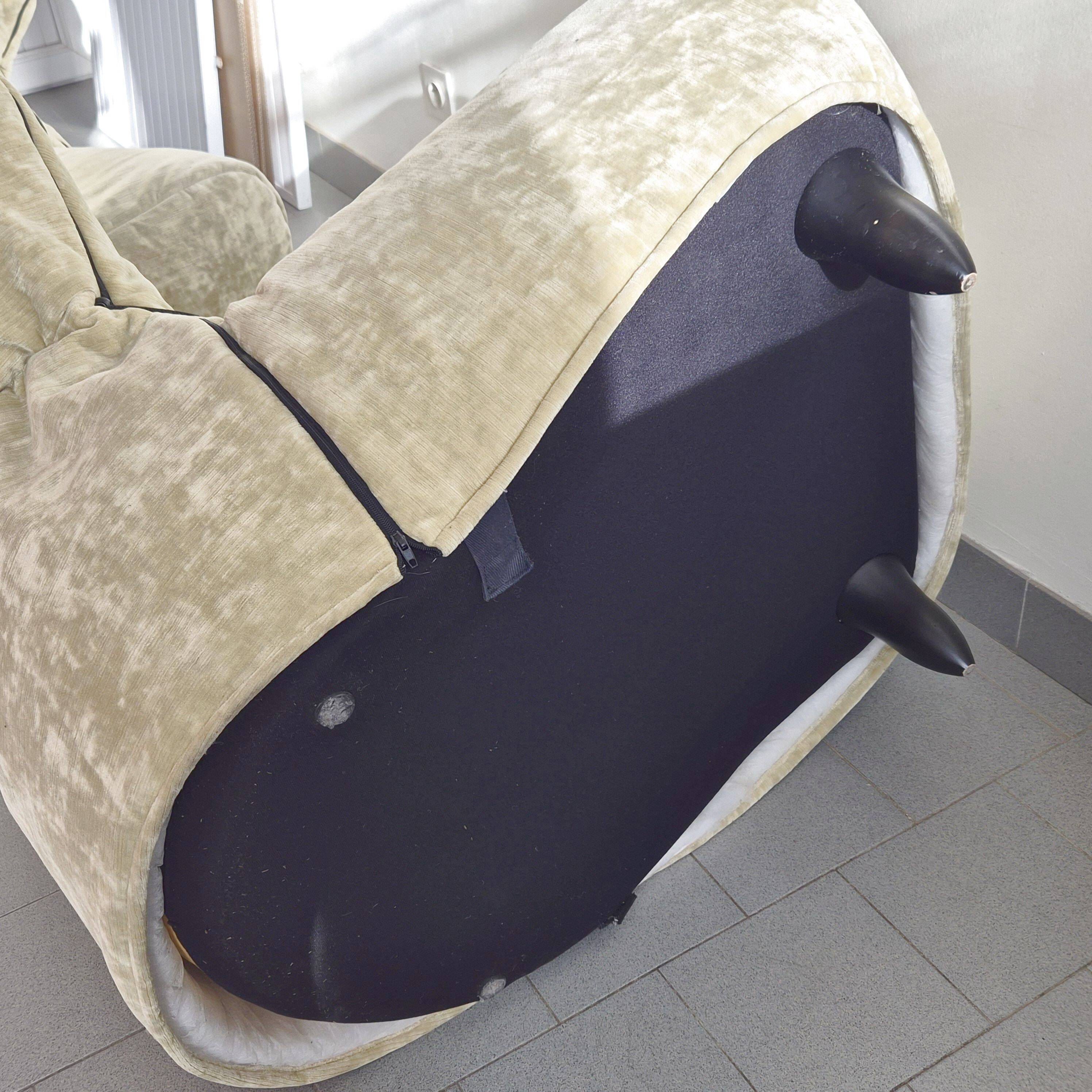 Pair of vintage armchairs by Annie Hieronimus for Cinna 1990