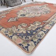 4x7 Brunt Red Oriental Handmade Vintage Rug, 142x224Cm SK 6770