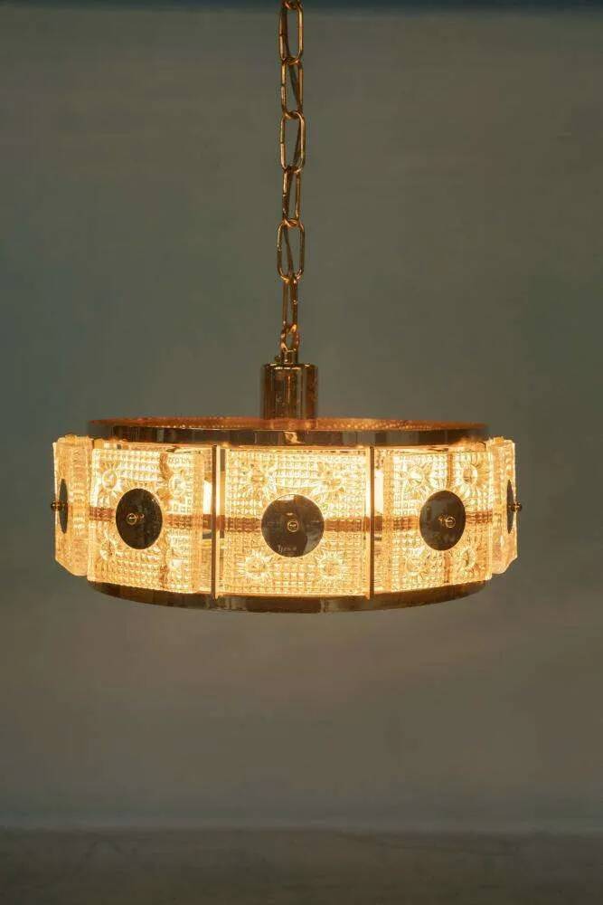 Vintage suspension design Orrefors Sweden, Carl Fagerlund
