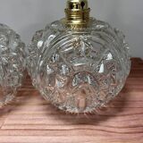 Pair of vintage globe wall lights