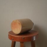 Vintage stoneware vase handmade pottery ceramic soliflore slow Scandinavian country decoration