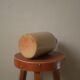 Vintage stoneware vase handmade pottery ceramic soliflore slow Scandinavian country decoration
