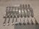 9 fish cutlery pieces, 18 pieces, silver-plated metal, Christofle Marly silversmiths