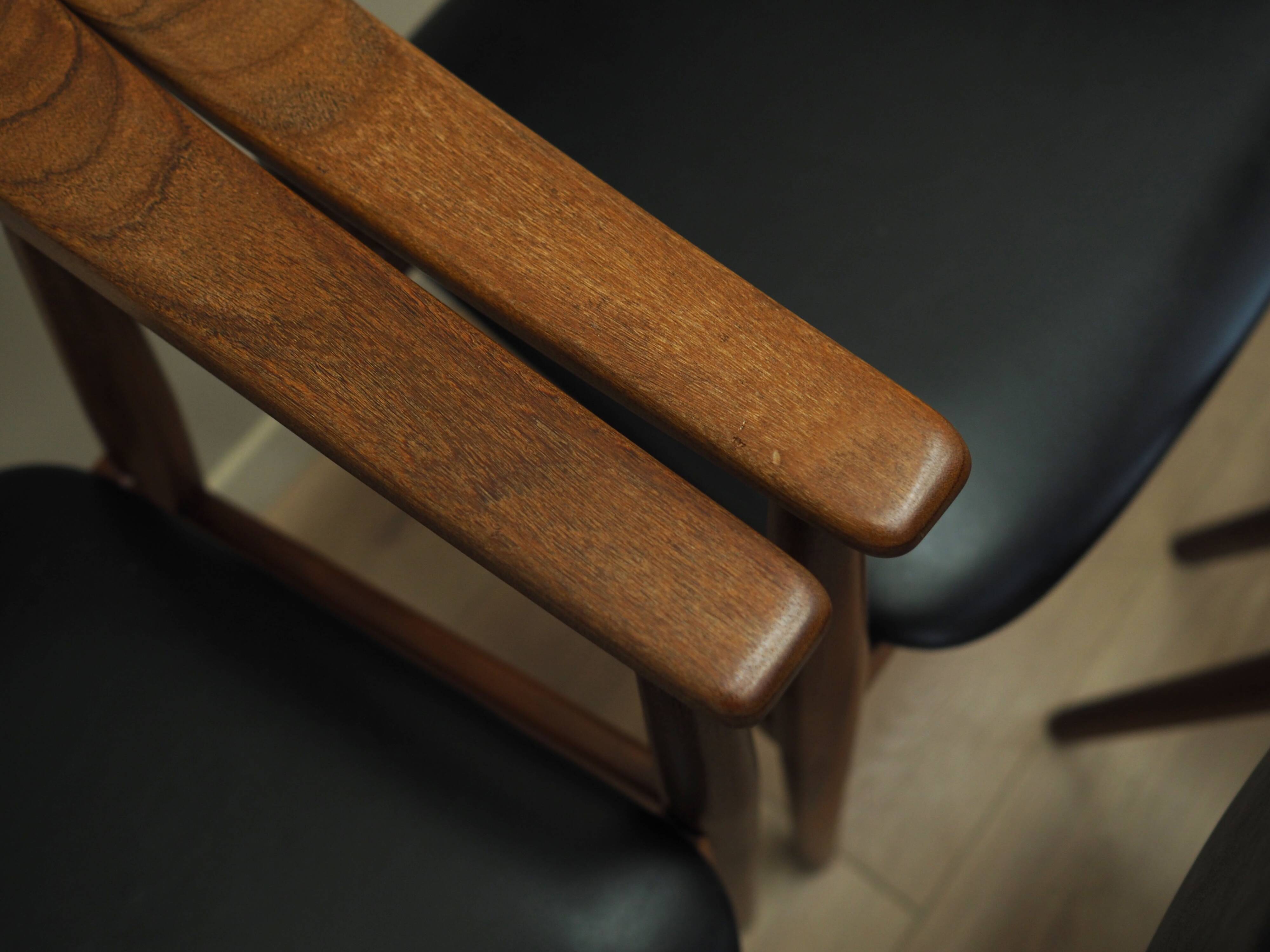 Set of six teak chairs, Danish design, 1970s, manufacture: Farstrup Møbler