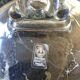 W.Germany crystal cheese cover on tray dimensions: height -15cm- diameter -22cm-