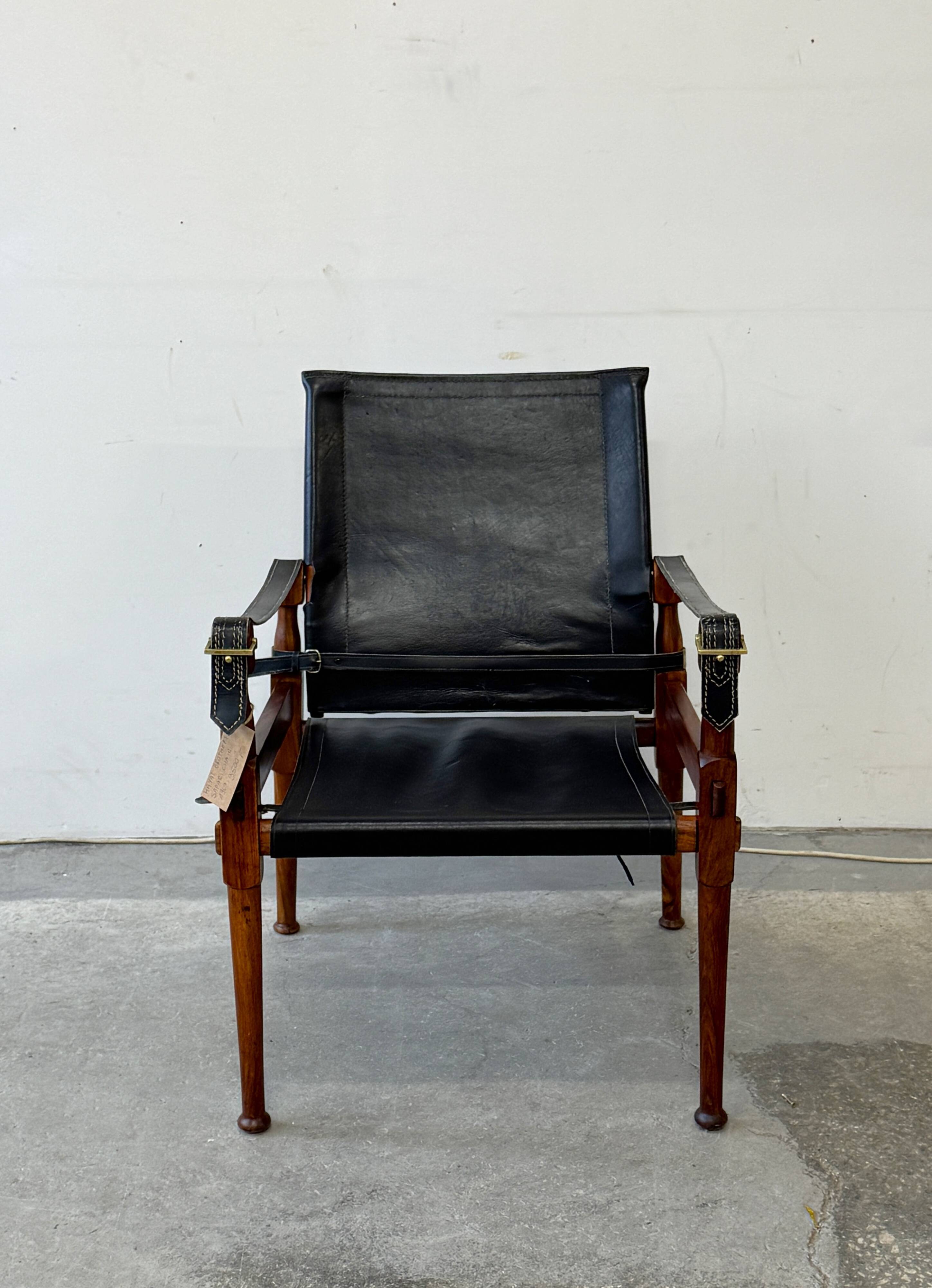 Safari Armchair, M. Hayat & Bros, Pakistan, 1970s, vintage