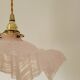 Pink Clichy glass pendant lamp