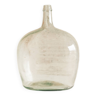 Transparent demijohn