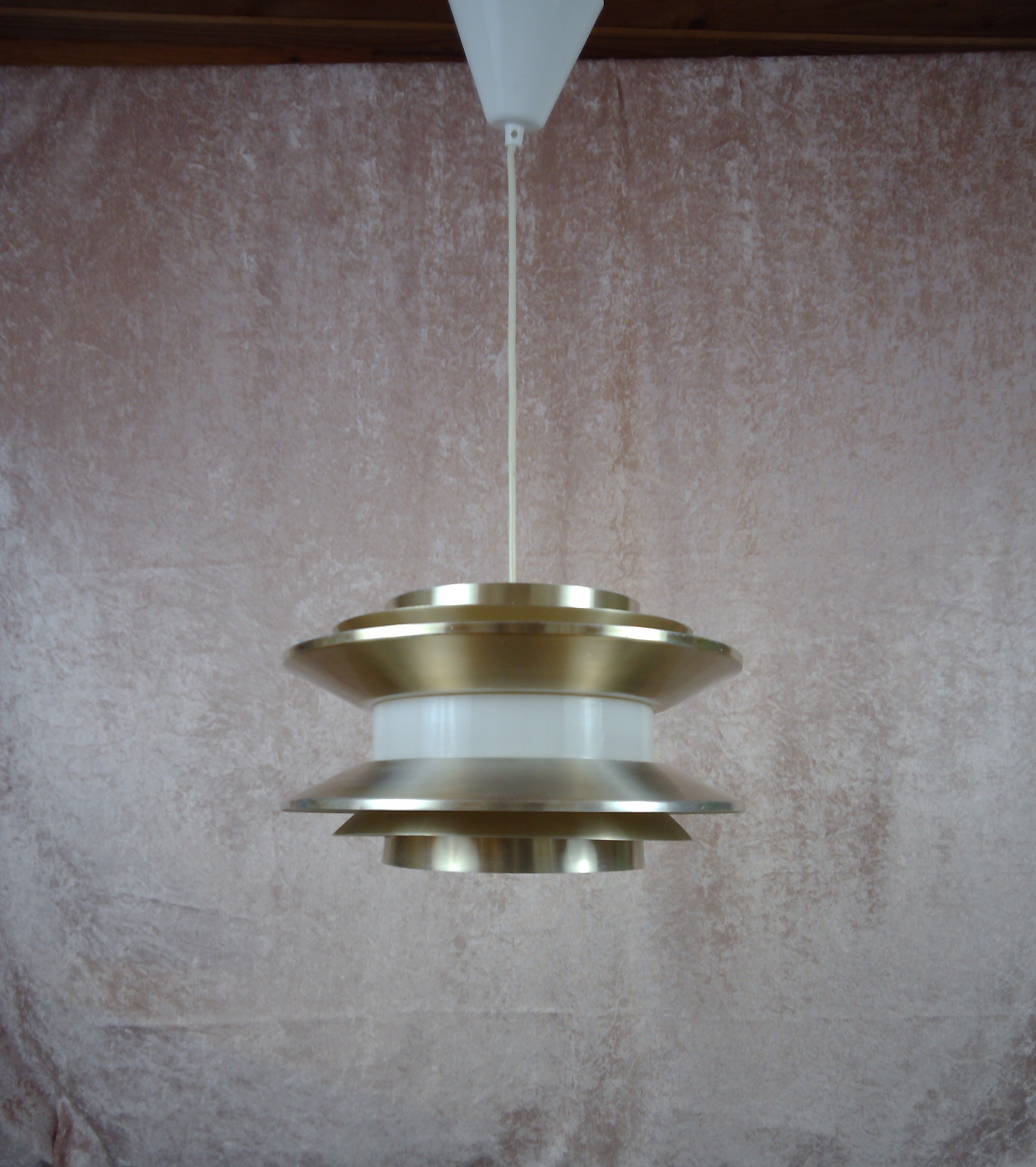 Vintage Trava pendant by Carl Thore for Granhaga Metallindustri. Sweden. 1960/70's