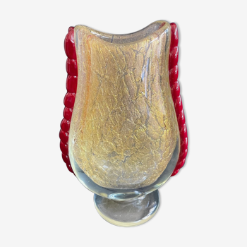 Vase en verre Seguso Murano