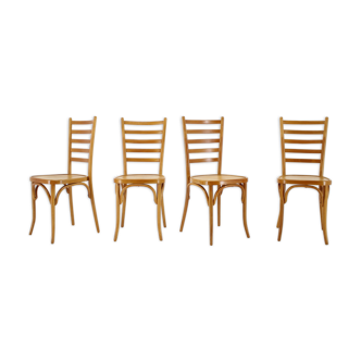 Chaises de salle à manger italiennes des années 1970, ensemble de 4