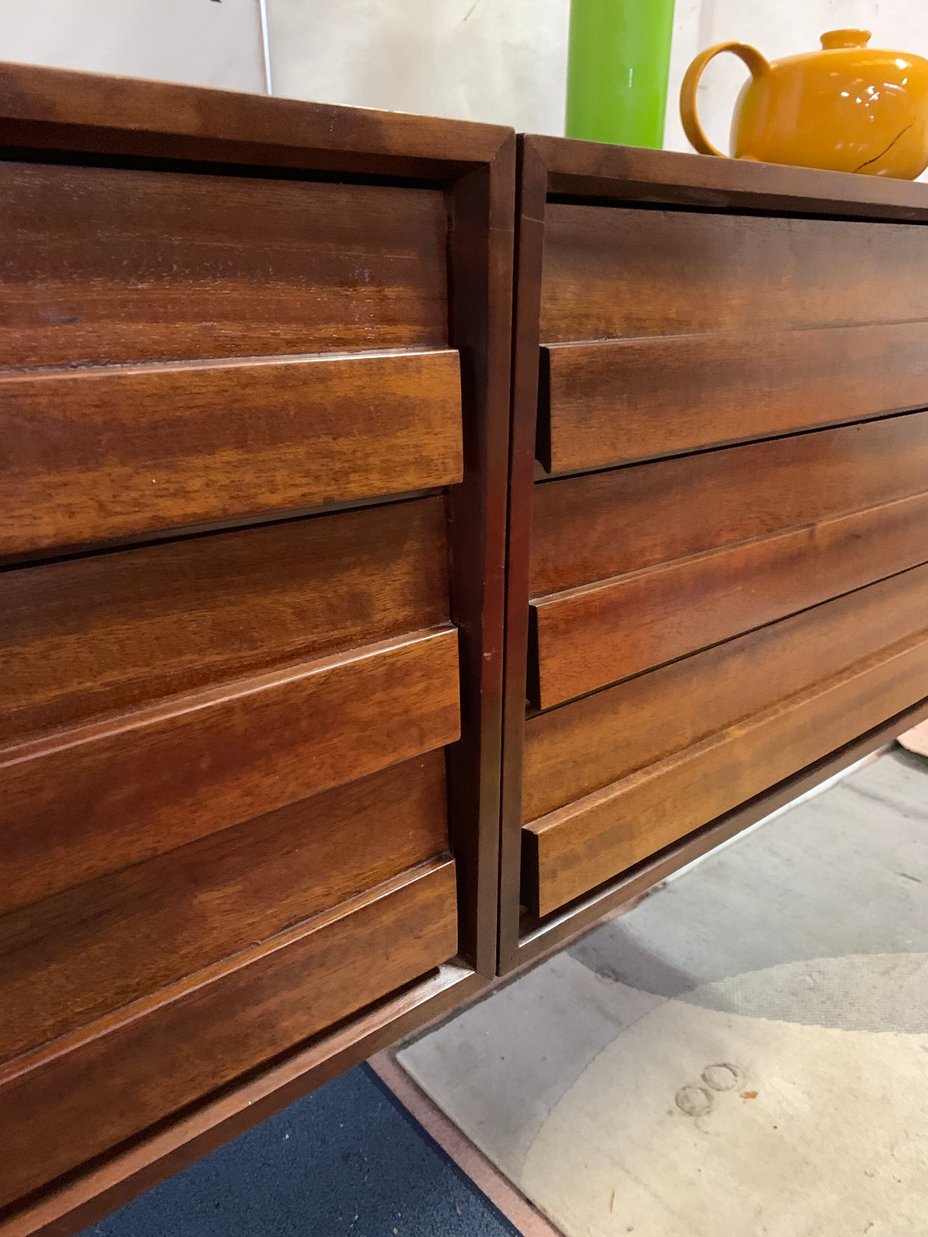 Wall sideboard palissander 1965