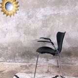Fauteuil Butterfly noir par Arne Jacobsen pour Fritz Hansen
