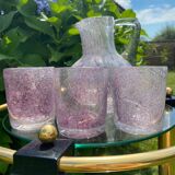 Carafe and glasses crystal glassworks of the popes