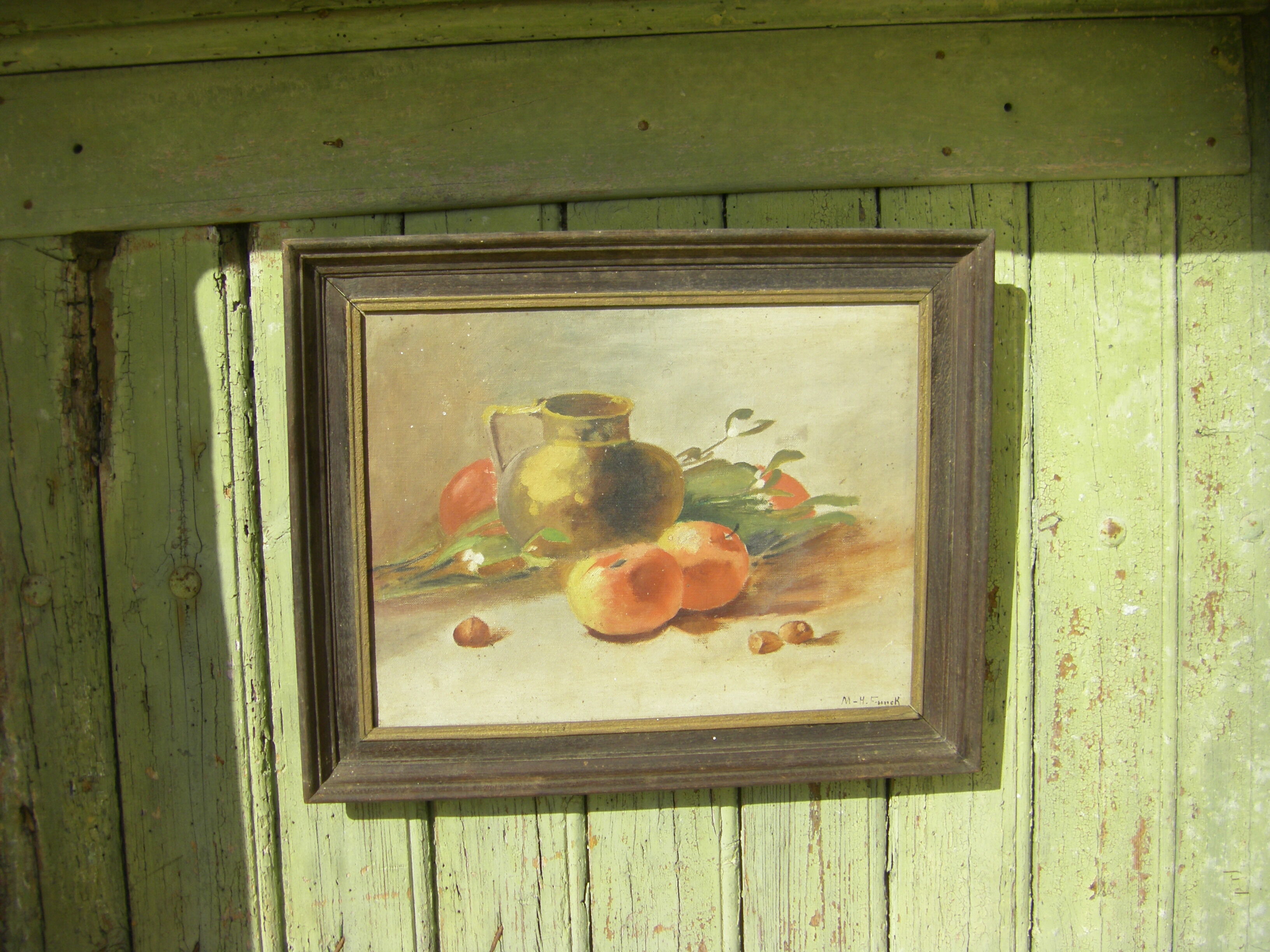 Oil painting still life