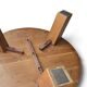 Brutalist oak coffee table / heavy weight 75 kg / 1960s
