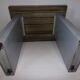 Bureau industriel en acier