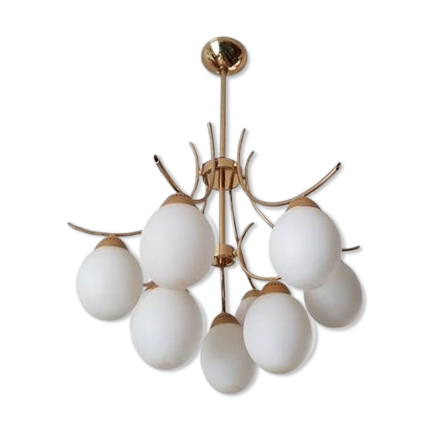 Lustre 9 globes des années 60