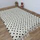 Handmade wool Berber rug 294x194 cm