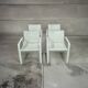 Set of 4 leather dining chairs by Jacques Toussaint and Patrizia Angeloni for Matteo Grassi. Italy 1