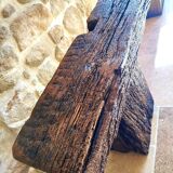 Century-old solid oak bench