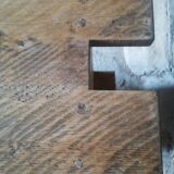 Brutalist oak buffet