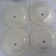 8 plates 160223 gien blue flowers 4 flat & 4 hollow
